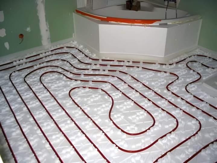 Plancher chauffant Villebarou